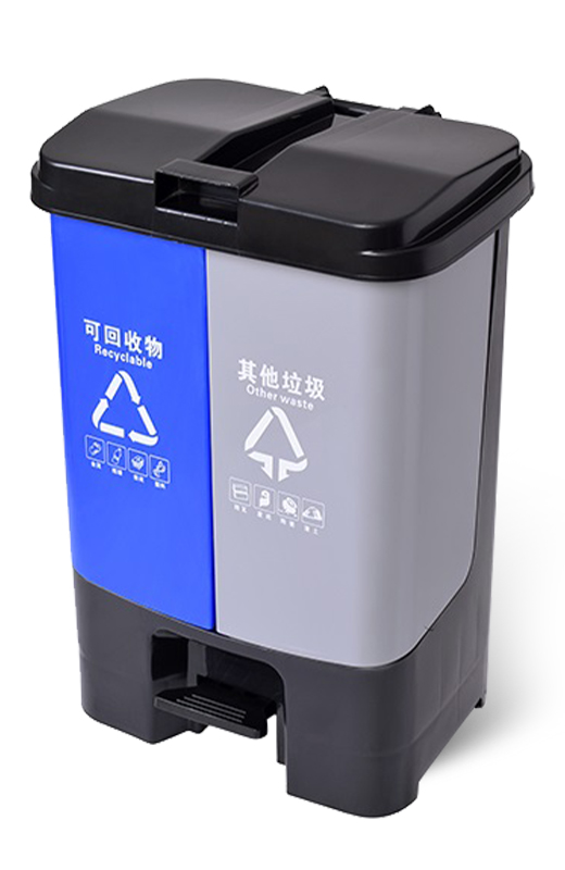 分类垃圾桶-双桶-HP80L